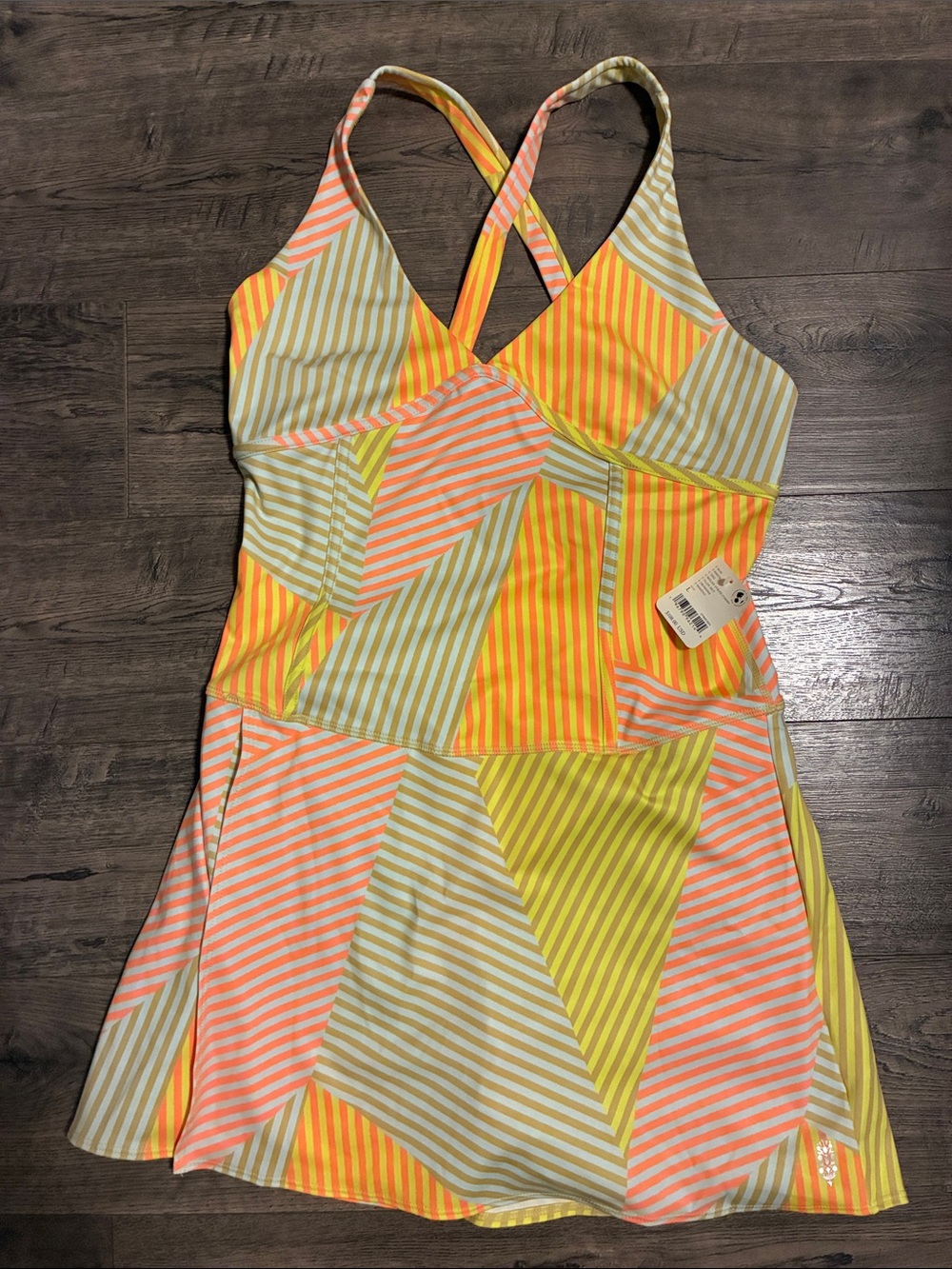 Free People Drop Shot Skortsie Dress- Size: Large - NWT